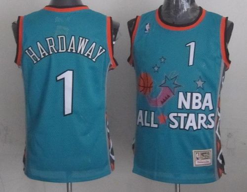 Mitchell And Ness Magic #1 Penny Hardaway Light Blue 1996 All-Star Stitched NBA Jersey