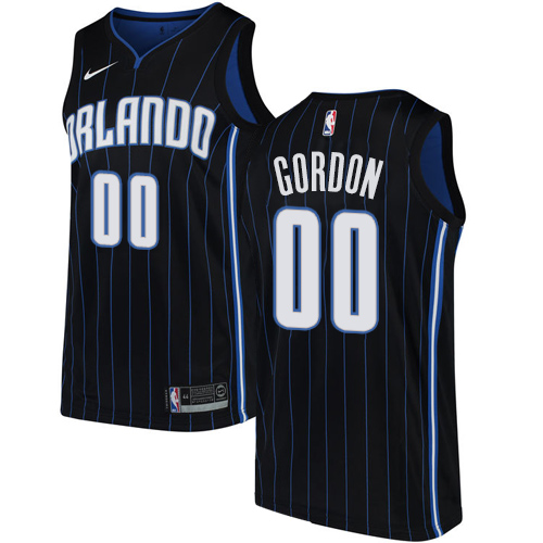 Magic #00 Aaron Gordon Black Basketball Swingman Statement Edition Jersey