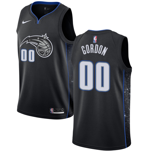 Magic #00 Aaron Gordon Black Basketball Swingman City Edition 2018/19 Jersey