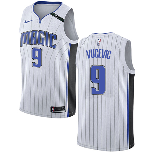 Magic #9 Nikola Vucevic White Basketball Swingman Association Edition Jersey