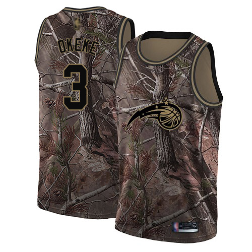 Magic #3 Chuma Okeke Camo Basketball Swingman Realtree Collection Jersey