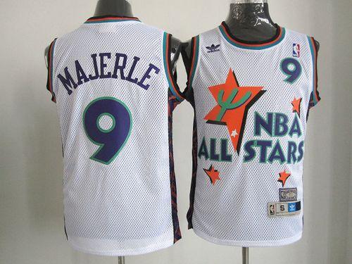 Suns #9 Dan Majerle White 1995 All-Star Throwback Stitched NBA Jersey