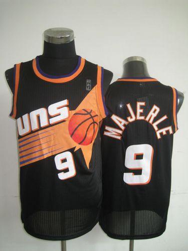 Suns #9 Dan Majerle Black Throwback Stitched NBA Jersey