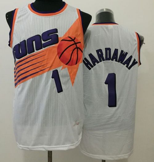 Suns #1 Penny Hardaway White Throwback Stitched NBA Jersey