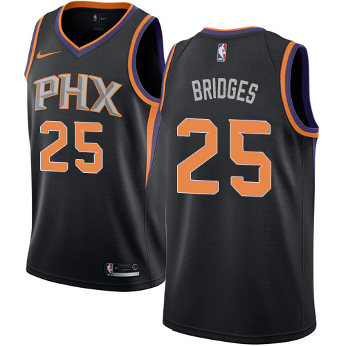 Nike Suns #25 Mikal Bridges Black NBA Swingman Statement Edition Jersey