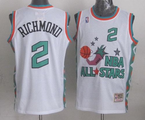 Mitchell And Ness Kings #2 Mitch Richmond White 1996 All-Star Stitched NBA Jersey