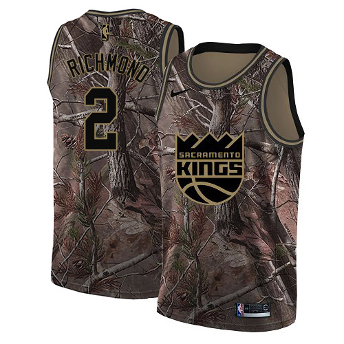 Kings #2 Mitch Richmond Camo Basketball Swingman Realtree Collection Jersey