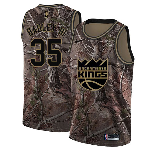 Kings #35 Marvin Bagley III Camo Basketball Swingman Realtree Collection Jersey