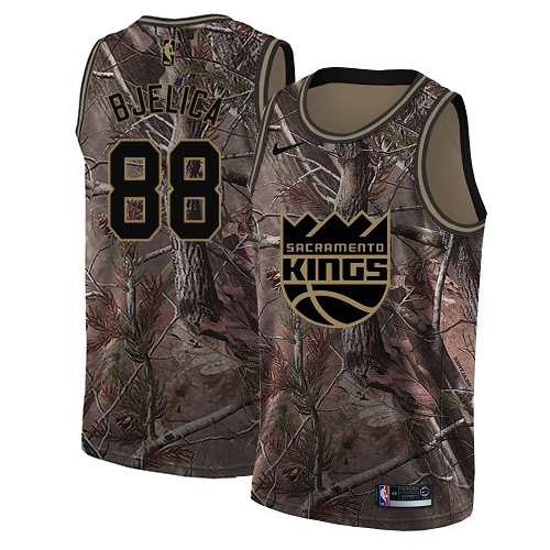 Kings #88 Nemanja Bjelica Camo Basketball Swingman Realtree Collection Jersey