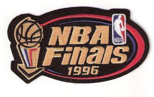 Stitched 1996 NBA Finals Jersey Patch Chicago Bulls Seattle Super Sonics