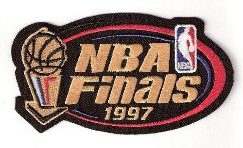 Stitched 1997 NBA Finals Jersey Patch Chicago Bulls Utah Jazz