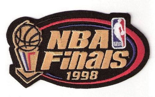 Stitched 1998 NBA Finals Jersey Patch Chicago Bulls Utah Jazz