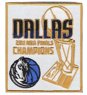 Stitched 2011 NBA Champions Jersey Patch Dallas Mavericks