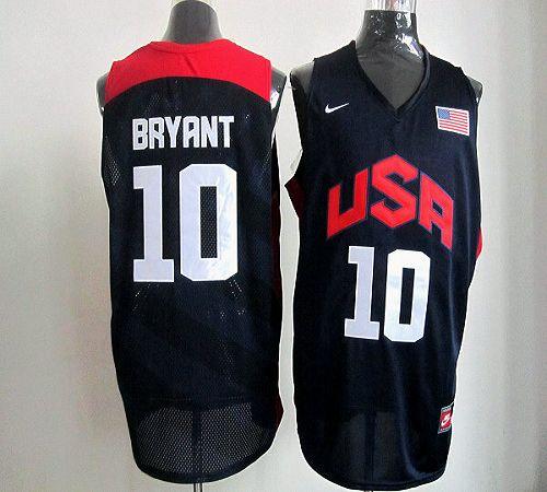 Nike 2012 Olympics Team USA #10 Kobe Bryant Dark Blue Stitched NBA Jersey - Click Image to Close