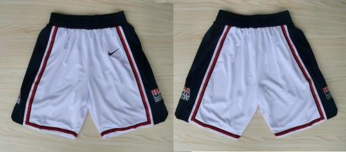 Dream Team USA White NBA Shorts