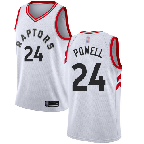 Raptors #24 Norman Powell White Basketball Swingman Association Edition Jersey