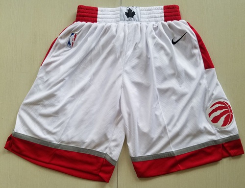 Men's Toronto Raptors White Association Edition Swingman Performance Shorts