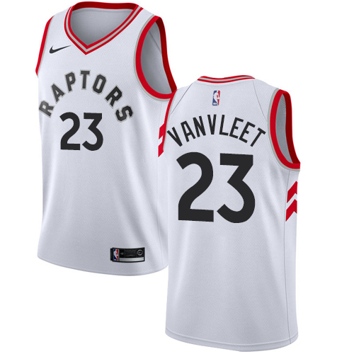 Raptors #23 Fred VanVleet White Basketball Swingman Association Edition Jersey