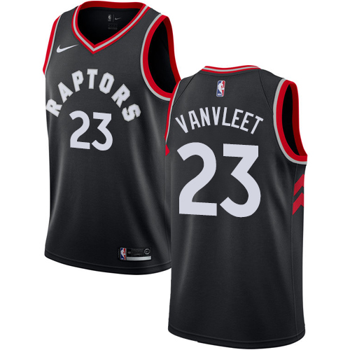 Raptors #23 Fred VanVleet Black Basketball Swingman Statement Edition Jersey