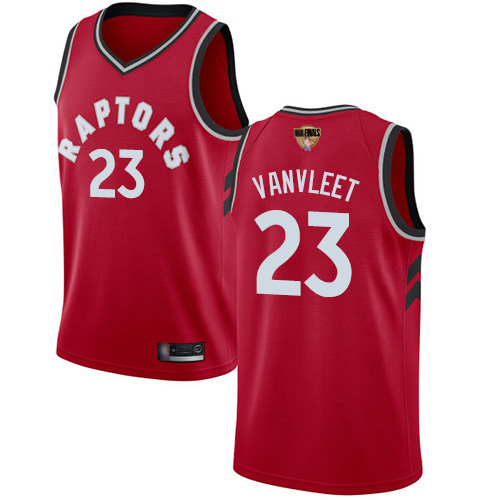 Raptors #23 Fred VanVleet Red 2019 Finals Bound Basketball Swingman Icon Edition Jersey - Click Image to Close