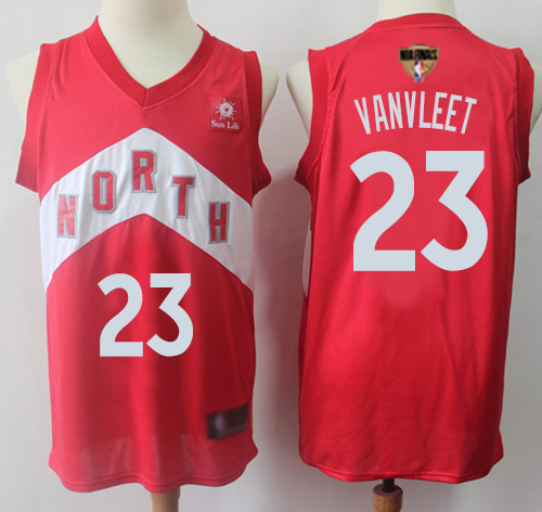 Raptors #23 Fred VanVleet Red 2019 Finals Bound Basketball Swingman Earned Edition Jersey - Click Image to Close