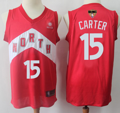 Raptors #15 Vince Carter Red 2019 Finals Bound Basketball Swingman Earned Edition Jersey - Click Image to Close