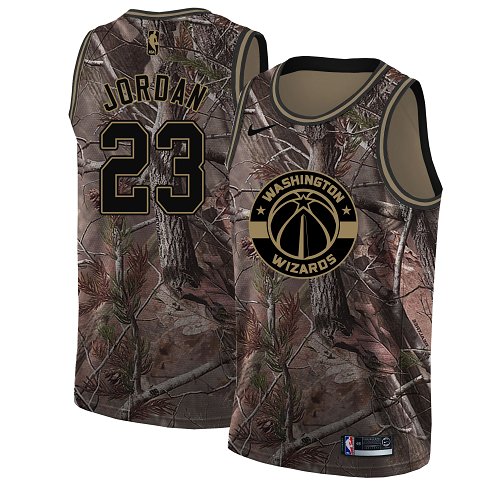 Nike Wizards #23 Michael Jordan Camo NBA Swingman Realtree Collection Jersey