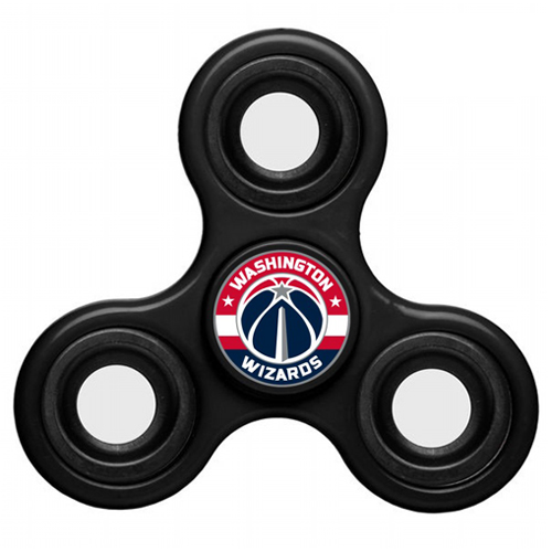 NBA Washington Wizards 3 Way Fidget Spinner C86 - Black