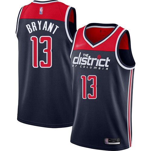 Wizards #13 Thomas Bryant Navy Blue Basketball Swingman Statement Edition 2019/2020 Jersey