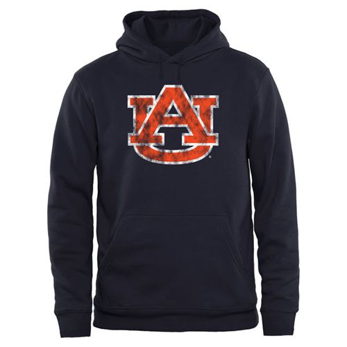 Auburn Tigers Big & Tall Classic Primary Pullover Hoodie Navy - Click Image to Close