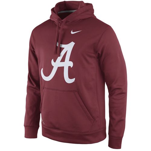 Alabama Crimson Tide Nike Practice Performance Hoodie Crimson - Click Image to Close