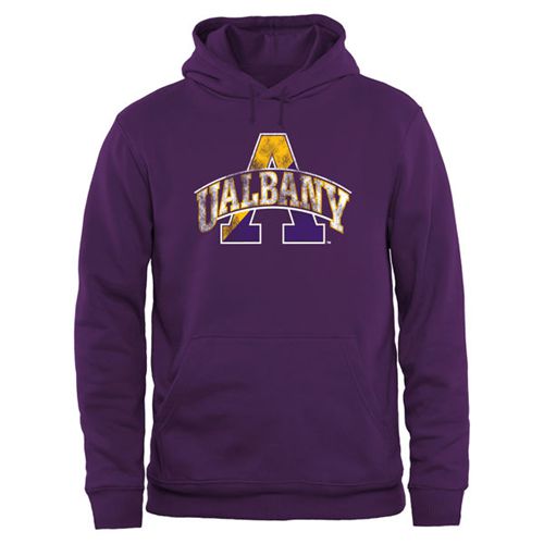 Albany Great Danes Big & Tall Classic Primary Pullover Hoodie Purple - Click Image to Close