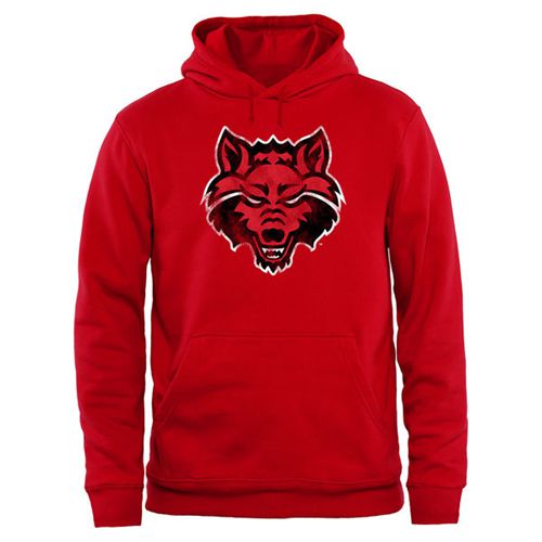 Arkansas State Red Wolves Big & Tall Classic Primary Pullover Hoodie Red - Click Image to Close