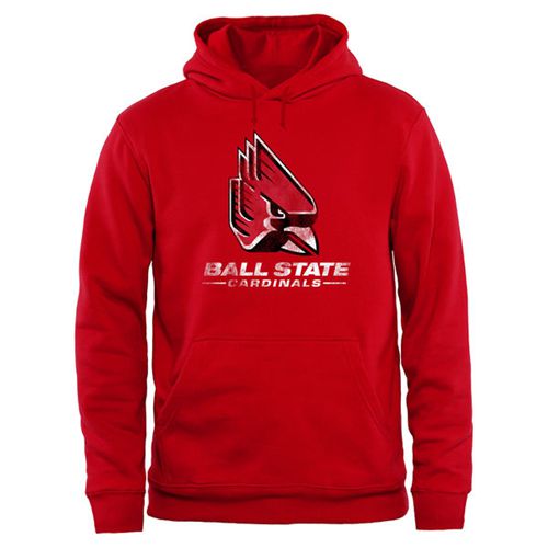 Ball State Cardinals Big & Tall Classic Primary Pullover Hoodie Red