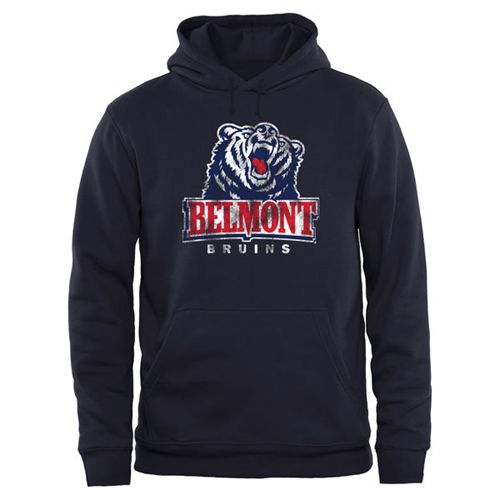 Belmont Bruins Big & Tall Classic Primary Pullover Hoodie Navy - Click Image to Close