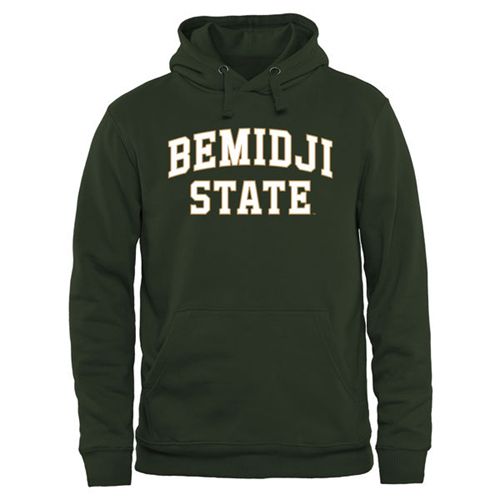 Bemidji State Beavers Everyday Pullover Hoodie Green - Click Image to Close