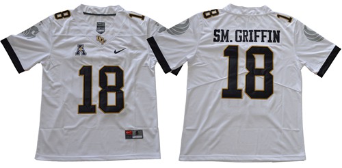 Knights #18 Shaquem Griffin White Limited Stitched NCAA Jersey