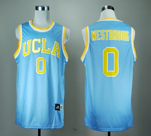 Bruins #0 Russell Westbrook Blue Basketball Stitched NCAA Jersey - Click Image to Close