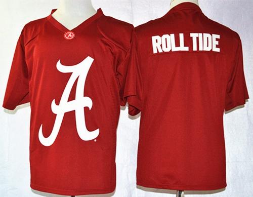 Crimson Tide Roll Tide Red Pride Fashion Stitched NCAA Jersey - Click Image to Close