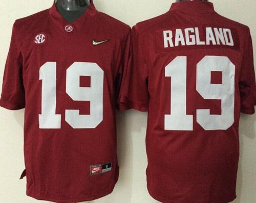 Crimson Tide #19 Reggie Ragland Red Stitched NCAA Jersey