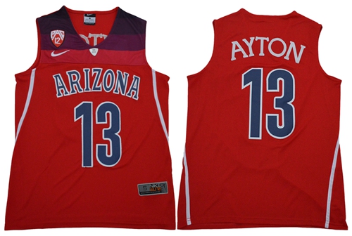 Wildcats #13 DeAndre Ayton Red Basketball Stitched NCAA Jersey