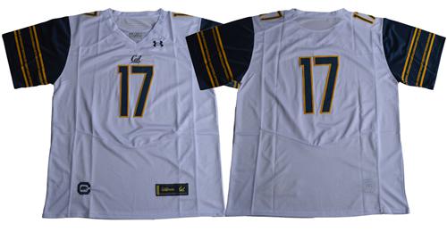 Golden Bears 2017 Fans White Under Armour Premier Stitched NCAA Jersey