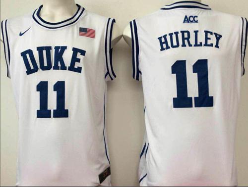 Blue Devils #11 Bobby Hurley White Basketball New Stitched NCAA Jersey