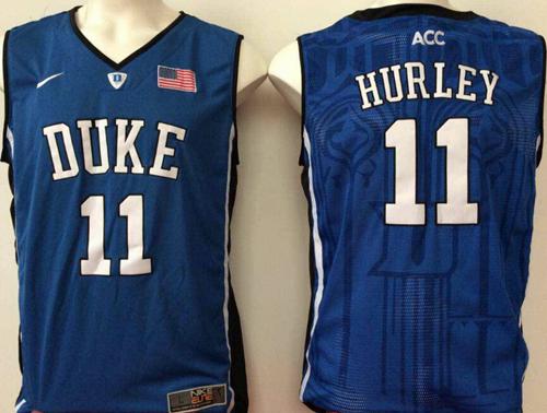 Blue Devils #11 Bobby Hurley Blue Basketball Stitched NCAA Jersey