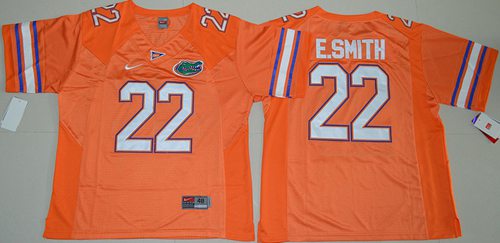 Gators #22 Emmitt Smith Orange Stitched NCAA Jersey - Click Image to Close