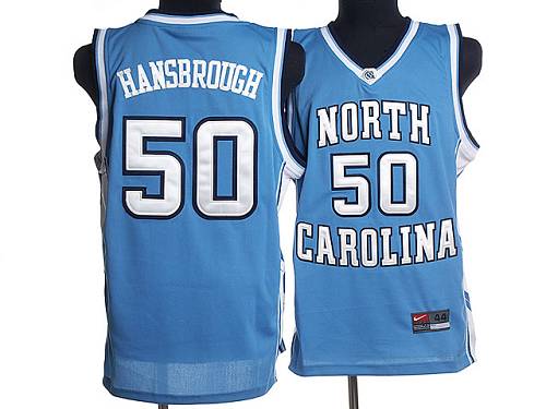 North Carolina #50 Tyler Hansbrough Blue Stitched NCAA Jersey