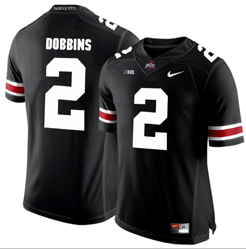 Nike Buckeyes #2 J.K. Dobbins Black Limited Stitched NCAA Jersey