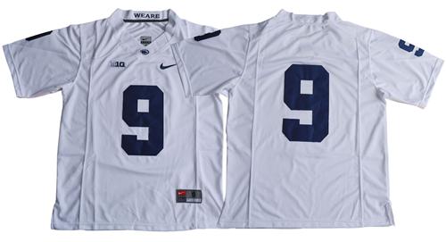 Nittany Lions #9 Trace McSorley White Limited Stitched NCAA Jersey