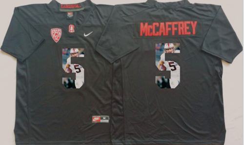 Cardinal #5 Christian McCaffrey Black Player Fashion Stitched NCAA Jersey