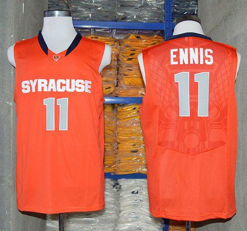 Orange #11 Tyler Ennis Orange Basketball Stitched NCAA Jersey - Click Image to Close